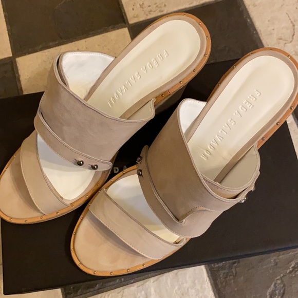 Freda Salvador Monk Strap Mule size 8M - Picture 3 of 10